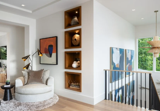 Wall and furniture color coordination for small spaces