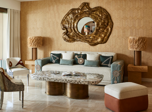 Earth tone palettes for small living rooms