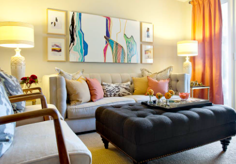 Color ideas for square small living rooms