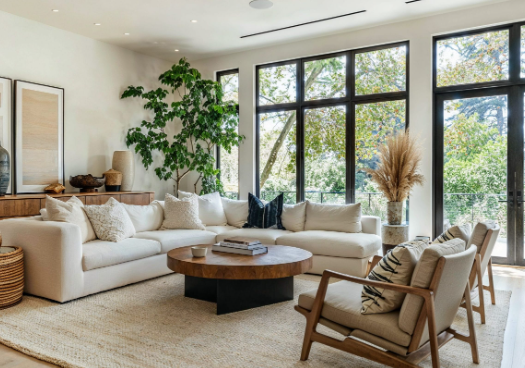Japandi color ideas for small living rooms