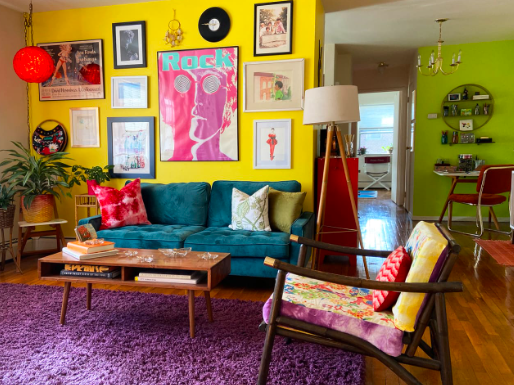 Color ideas for open plan small living rooms