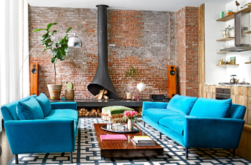 Creative color combinations for small living rooms